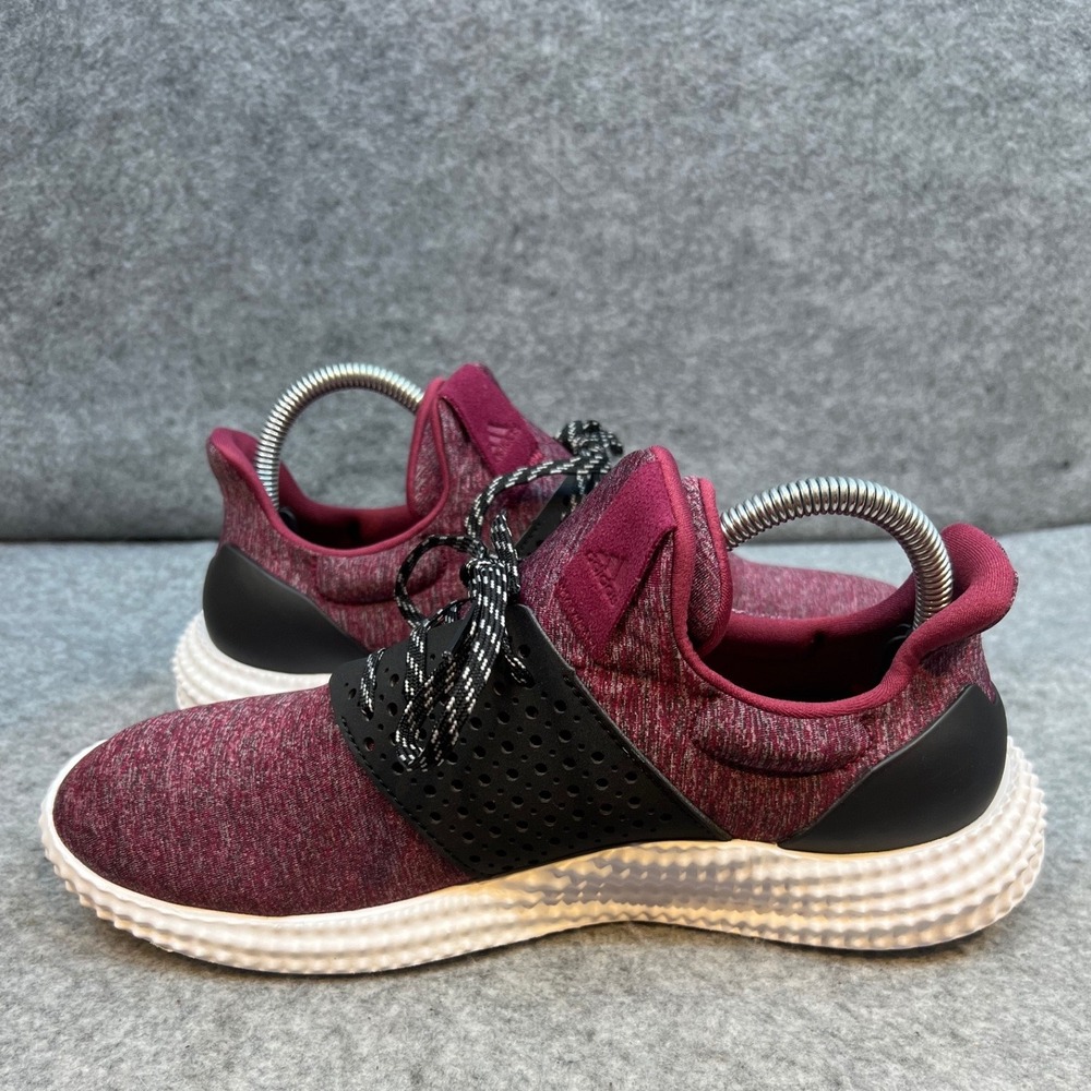 Adidas Athletics 24/7 Training Shoes Maroon Black White Womens Sneakers Size 8.5 - Picture 6 of 8